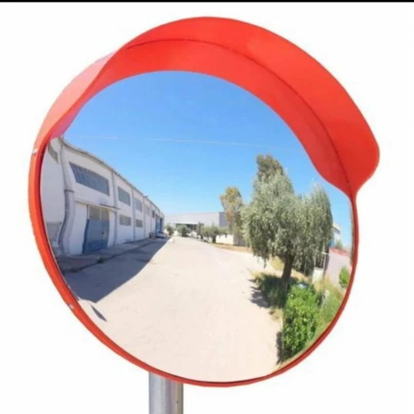 Commercial Round & Square Road Safety Mirror, Plastic
