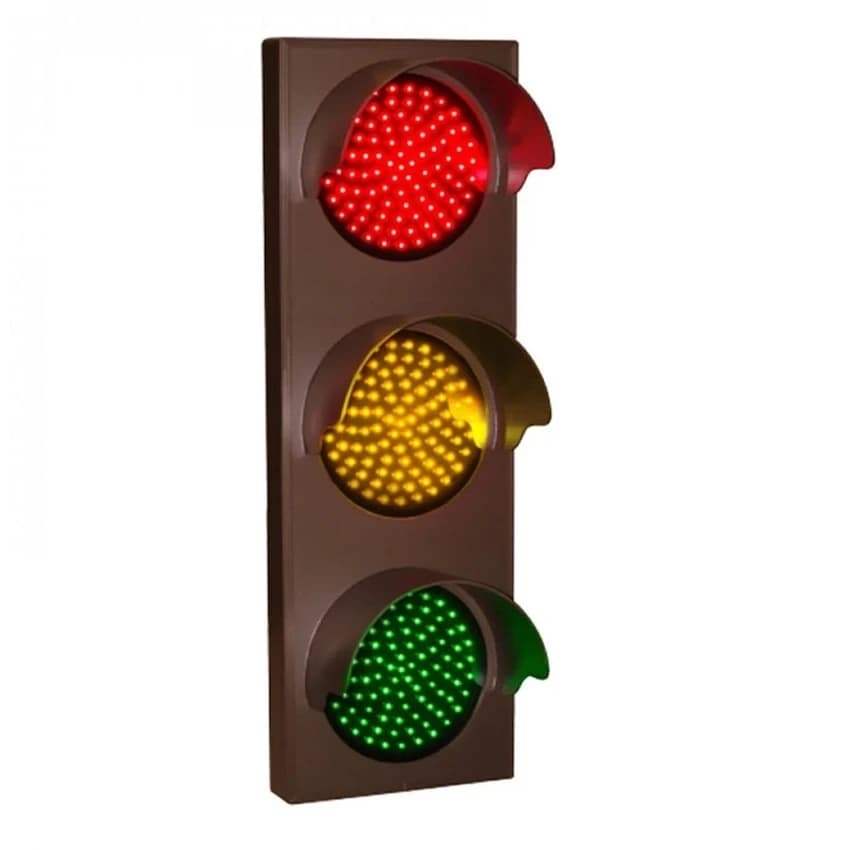 LED ISI Solar Traffic Light, IP65