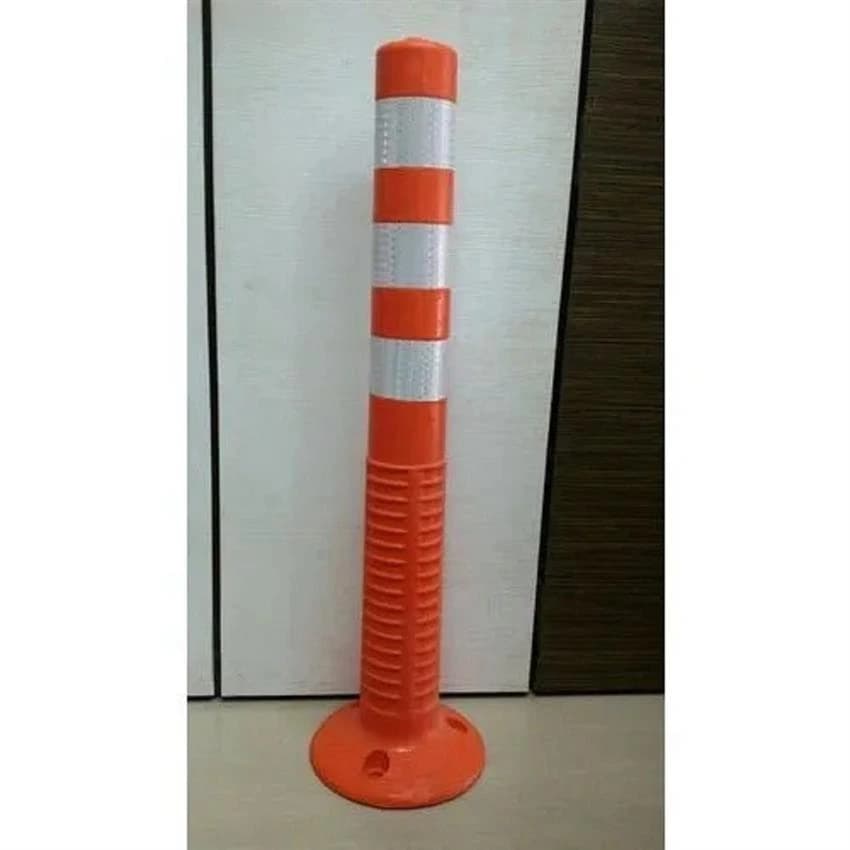 Orange Hard Spring Post, For Road Safety
