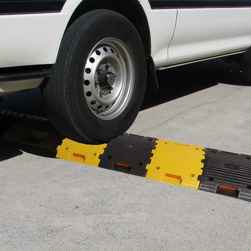 Plastic Yellow PVC Speed Breaker