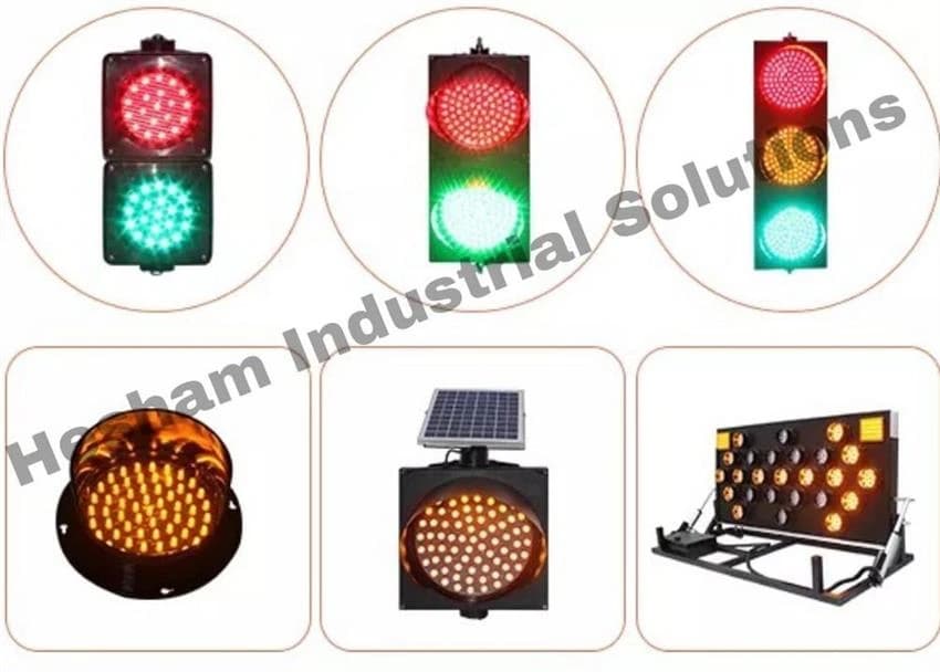Green Polycarbonate Led Traffic Signal Light, For Road Safety