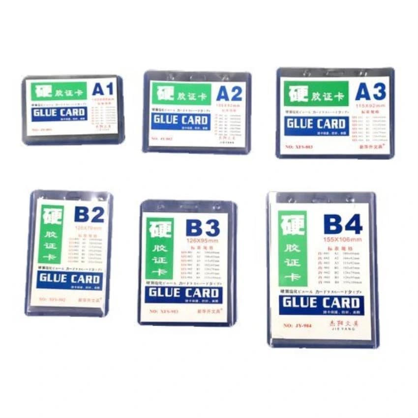 Kiing PP ID Card Pouches, Thickness: 2mm, Size: 4x3 Inch