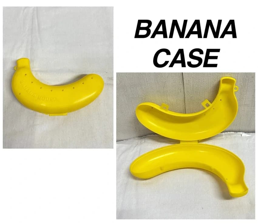 Yellow Plastic Banana Case