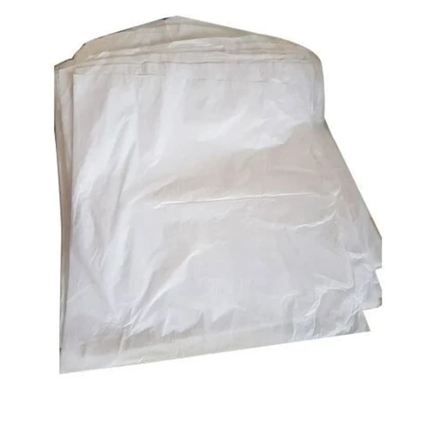 White HM HDPE Poly Bag
