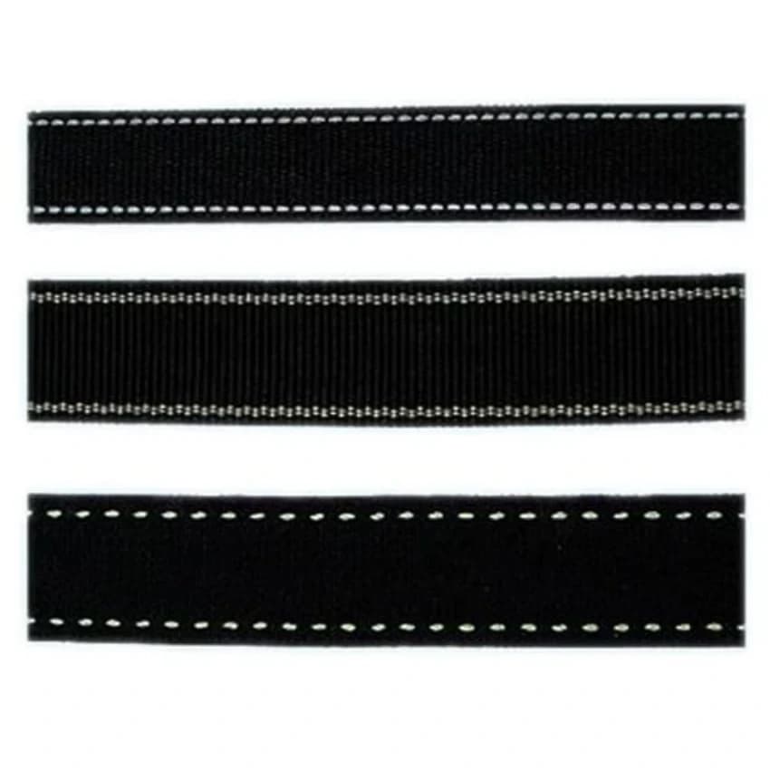 Black Reflective Webbing