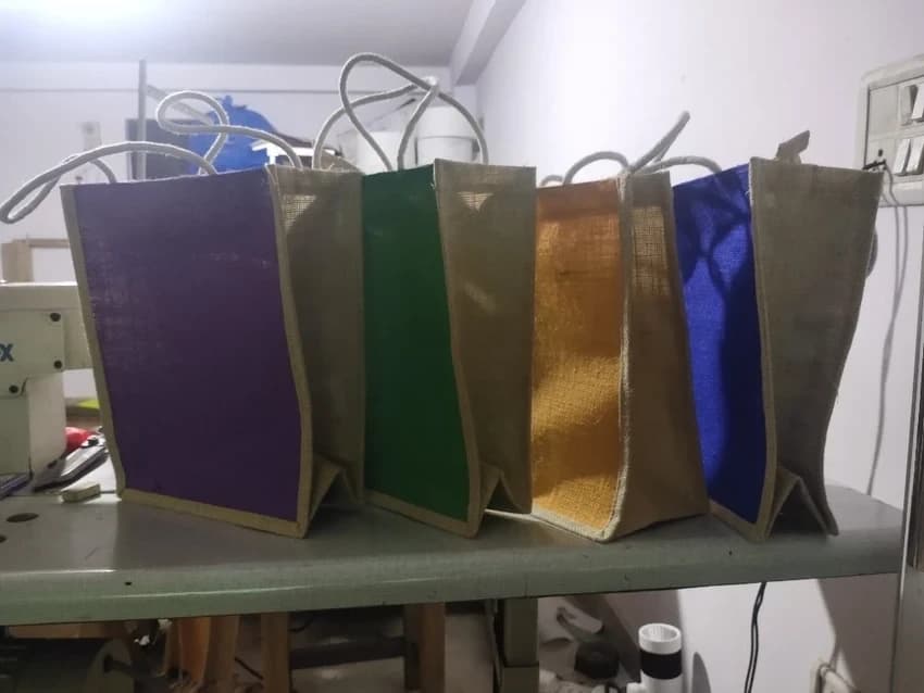 Brown Jute Bags, For Grocery, Weight Capacity: 1 KG