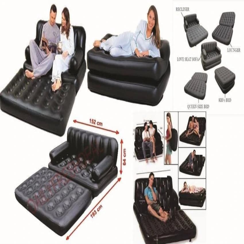 5 In 1 Air Bed Cum Sofa