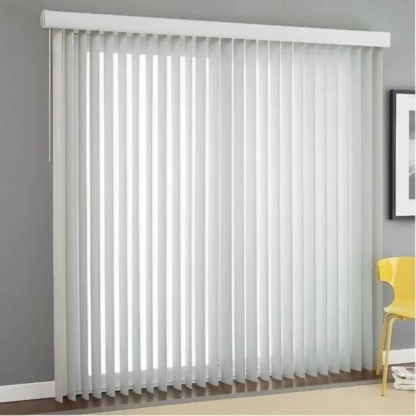 White PVC Vertical Blinds