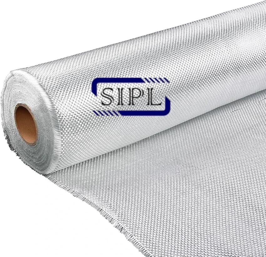 500 Deg C White Fiberglass Fabric, GSM: 200-210, Thickness: 170-175 Micron