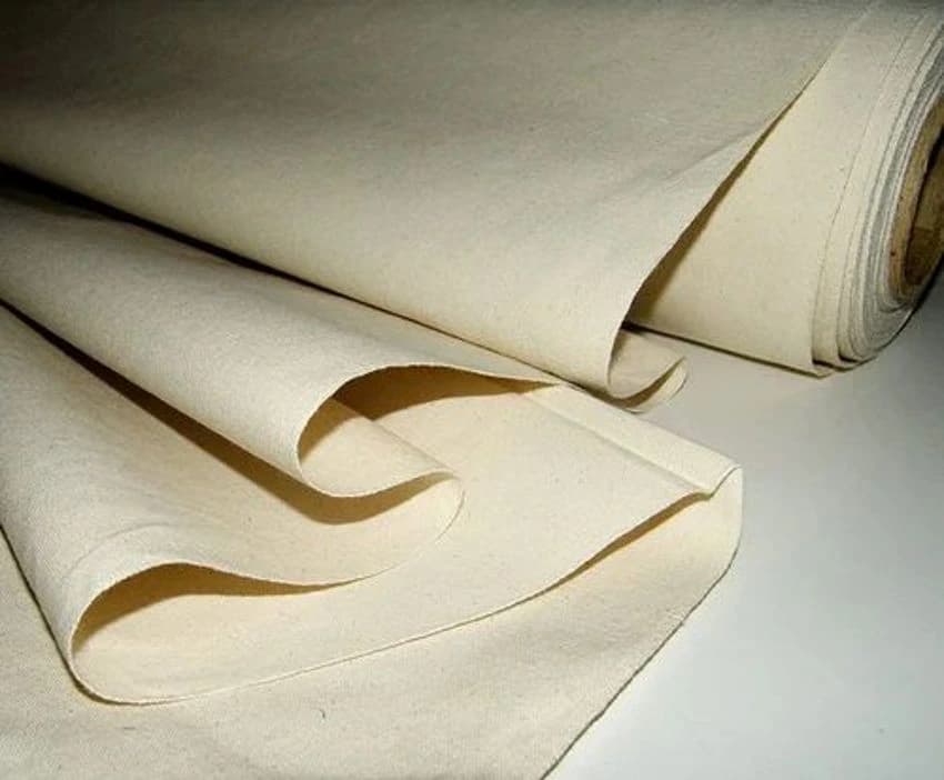 White Plain Ashvac Fire Rated Canvass Cloth, For Industrial Usage Only
