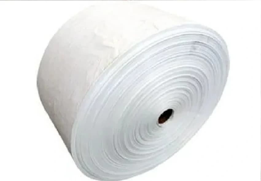 White Plain PP Woven Roll