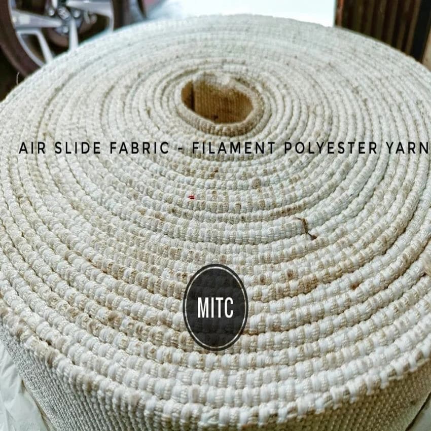 White Air Slide Fabric Cloth, Use: Cement Plant Silo