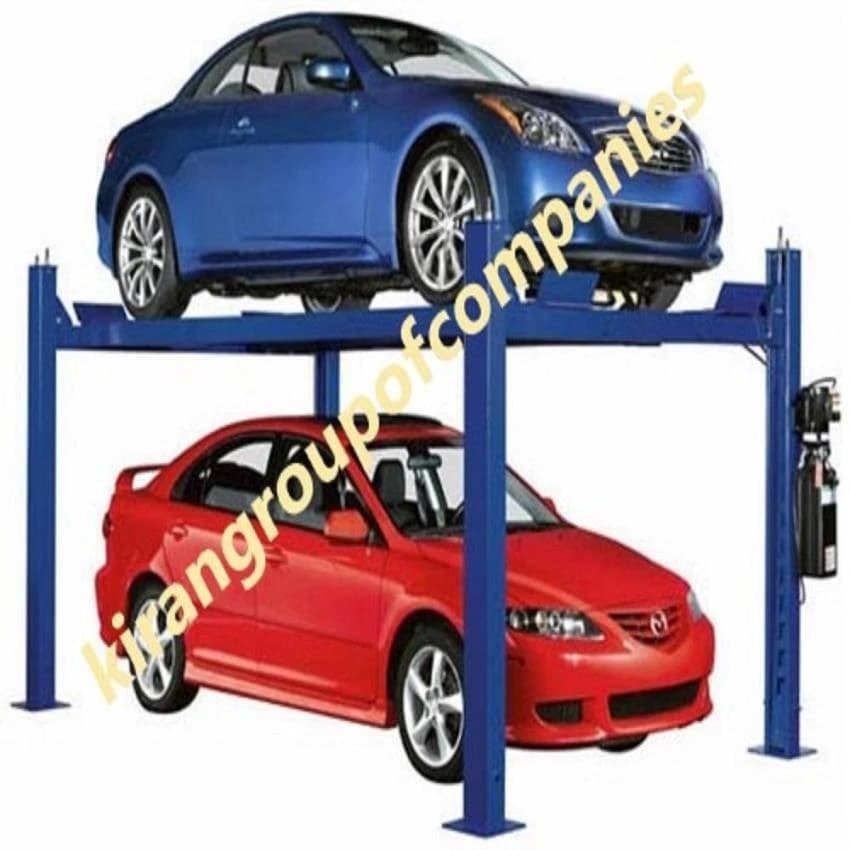 Stainless Steel Four Post Car Parking Lift