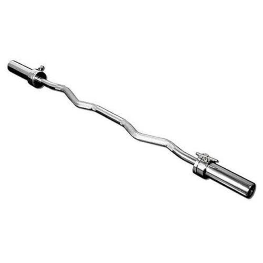Metallic Silver Steel Olympic Zig Zag Rod