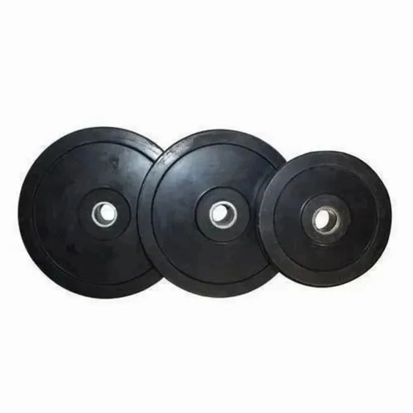 Black Rubber Weight Plates, For Gym, Weight: 10 Kg