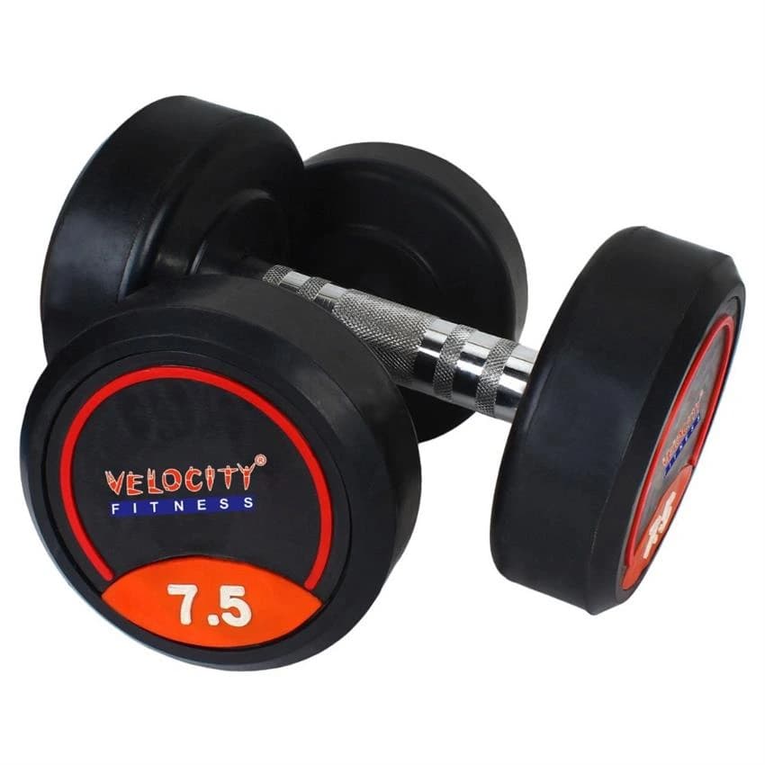 Fixed Weight Round Rubber Dumbbell