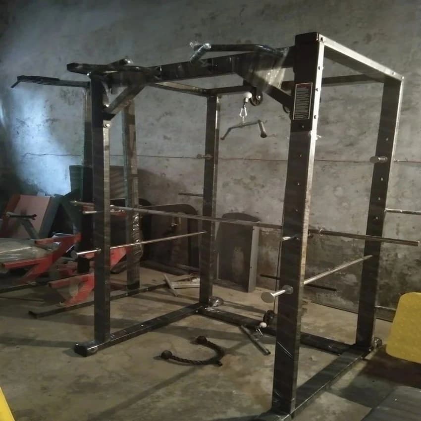 Iron Power Rack, For Gym, Number Of Stations: 4