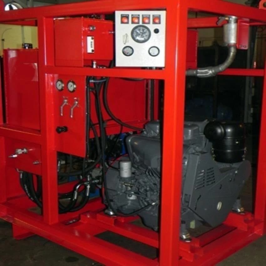 Oil Flushing Machine Skid System