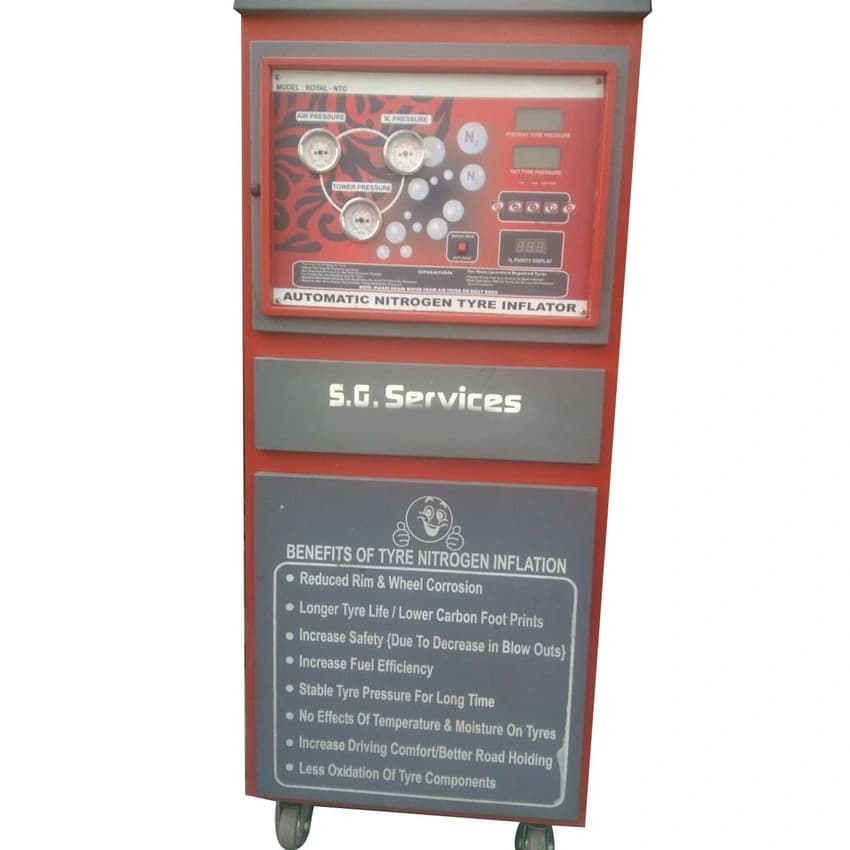 Digital Automatic Nitrogen Tyre Inflator Machine, 230 V