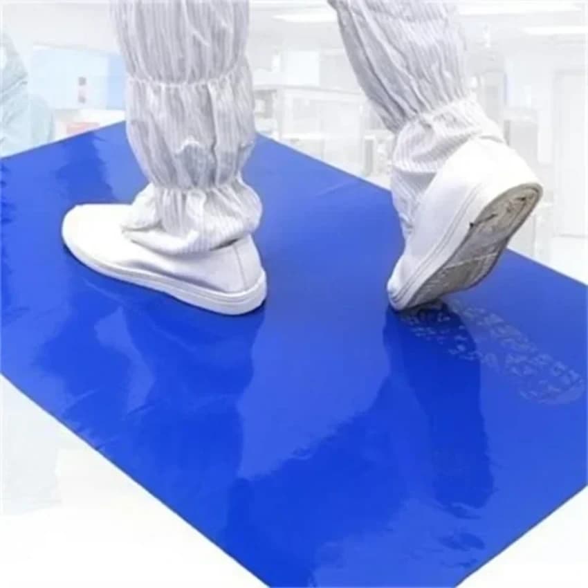 Blue Cleanroom Sticky Mat, 24 x 45 inch