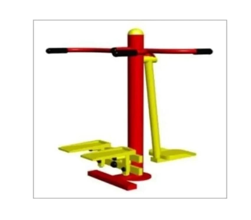 Mild Steel Stair Stepper With Gilder Outdoor Gym