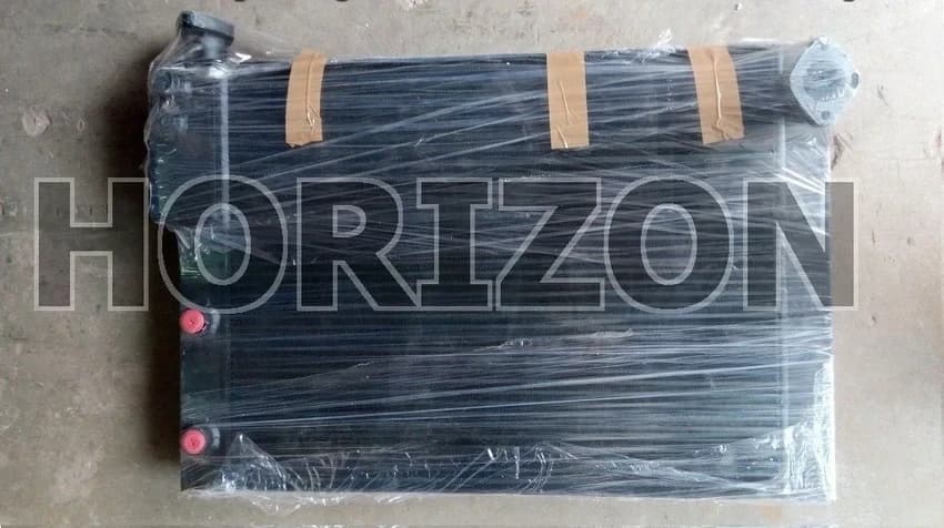 Air - Oil Aluminium Atlas Copco Combi Cooler, Type: Air Cooled