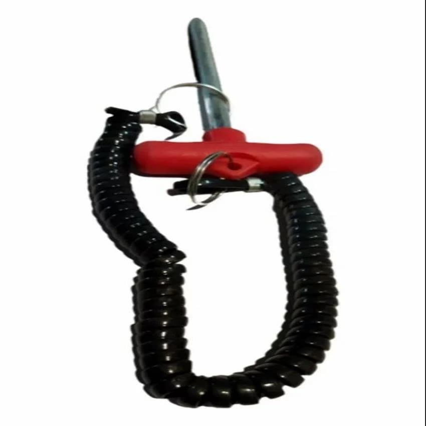 Red And Black Machine Magnetic Weight Pin Gym, Size: 8inch