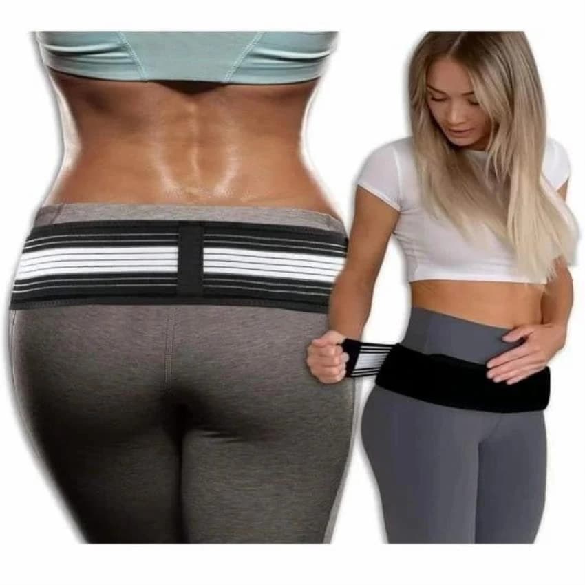 Black Neoprene Waist Belt, Size: Free size
