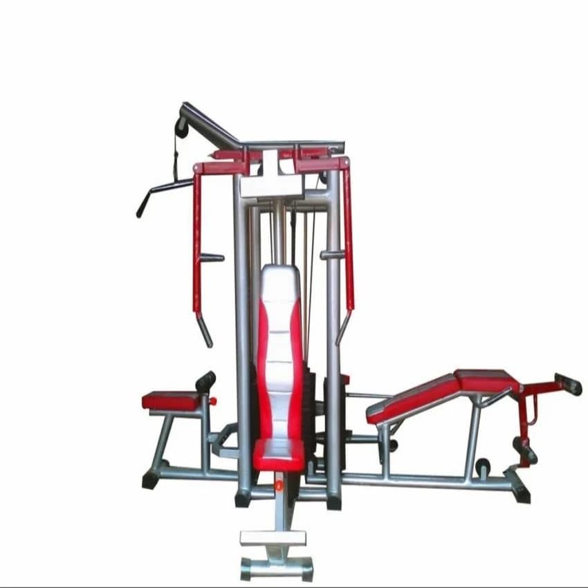 Four Station Gym Stillplat, Weight Lifting, 12 Stations