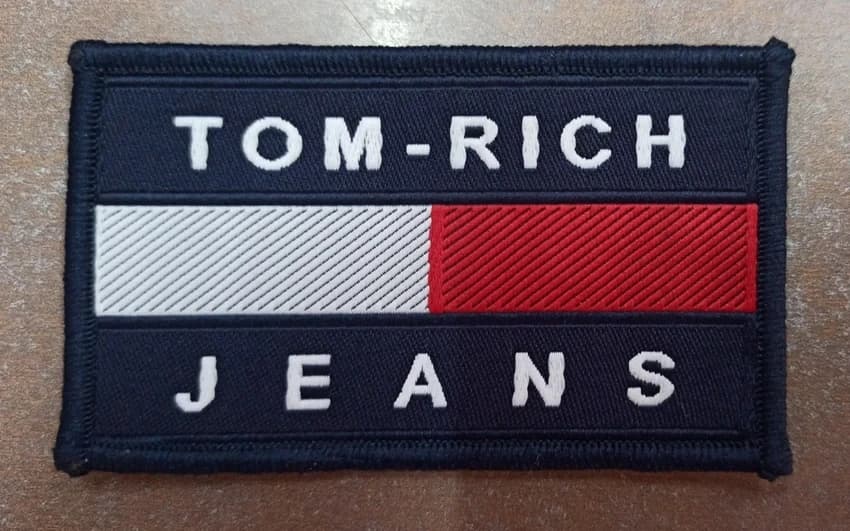 Polyester Jeans Woven Label