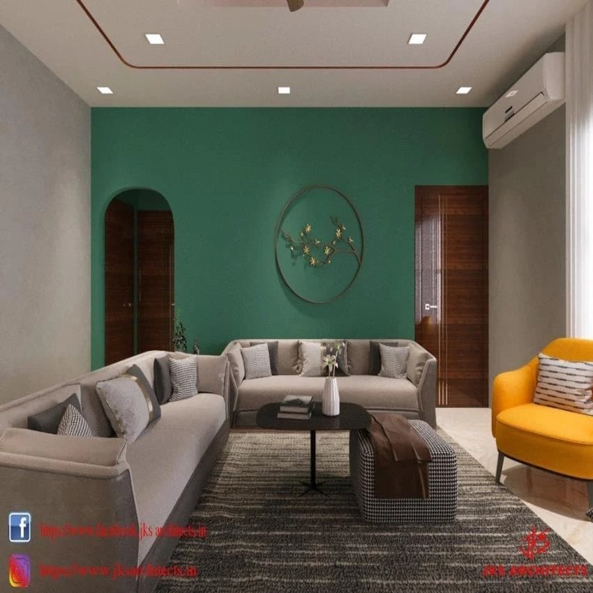 Residential Full House Interior, Work Provided: False Ceiling/POP