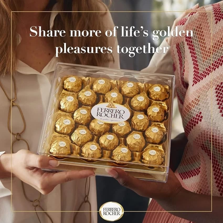 Ferrero Rocher T24 Chocolate, 4 Pieces