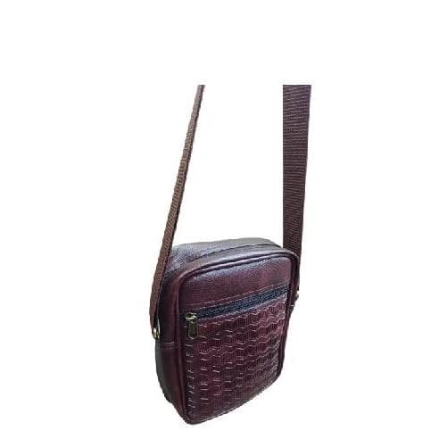 Leather Fabric Compact Laptop Bag