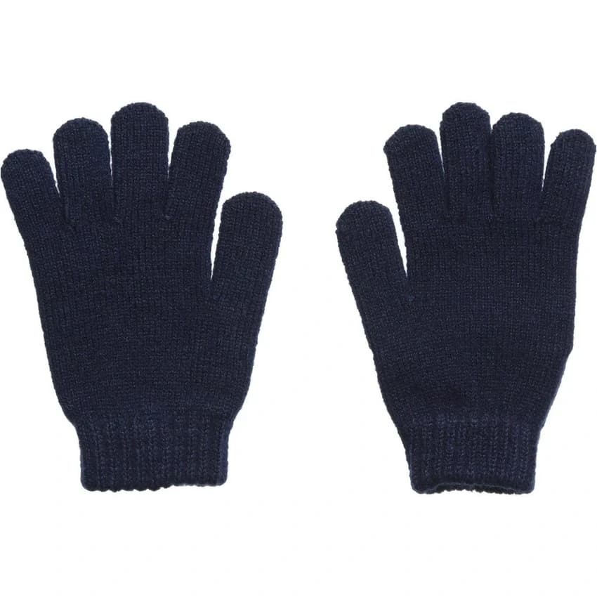 Black Cotton Knitted Gloves, For Industrial, Large