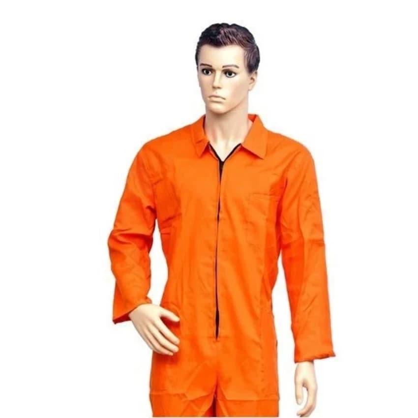 Orange Boiler Suit, Size: Free Size