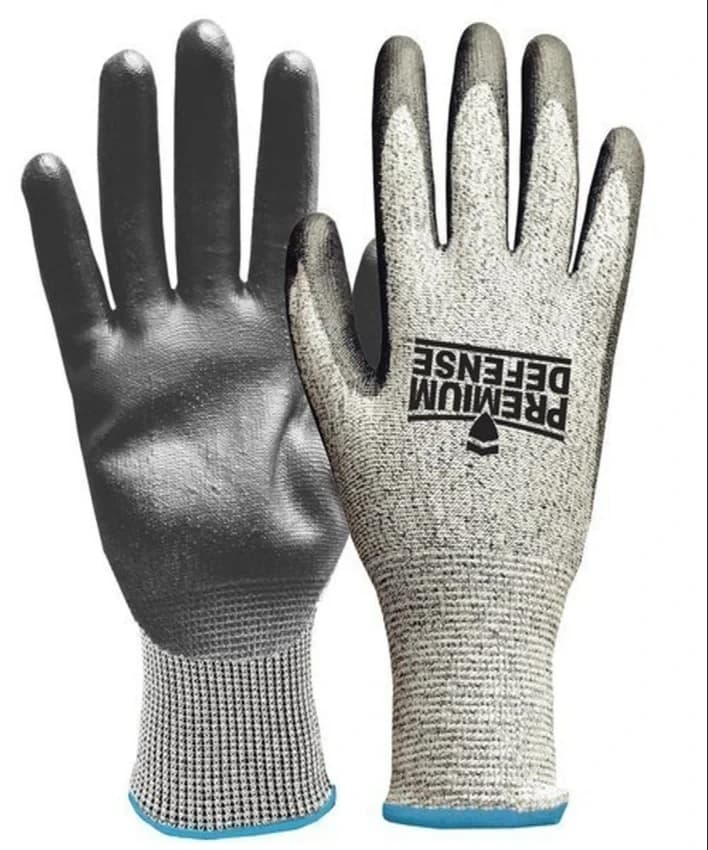 Cotton Cut Resistant Safety Hand Gloves, Nitrile