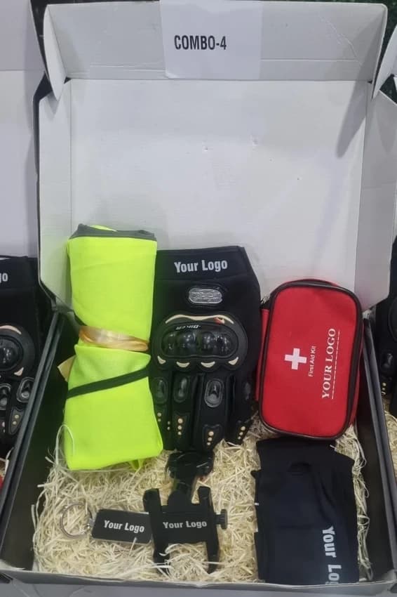 Motorcycle rider safety kit