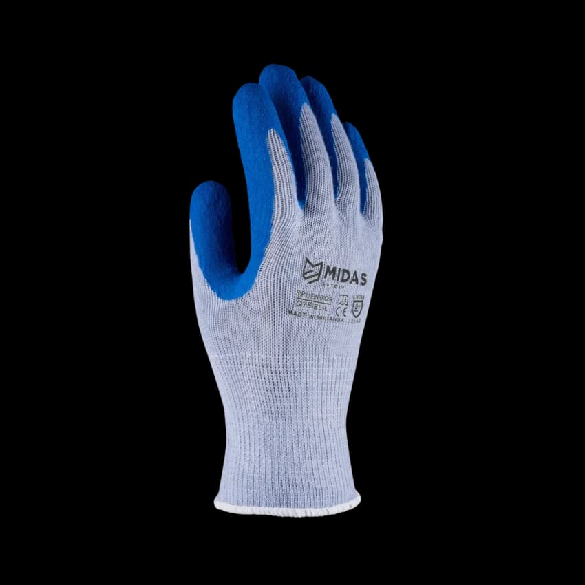 Midas ISP-3001 Splendor Grip Safety Gloves, Medium, Polyurethane (PU)