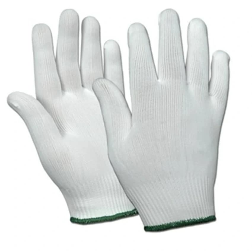 White Lint Free Nylon Hand Gloves