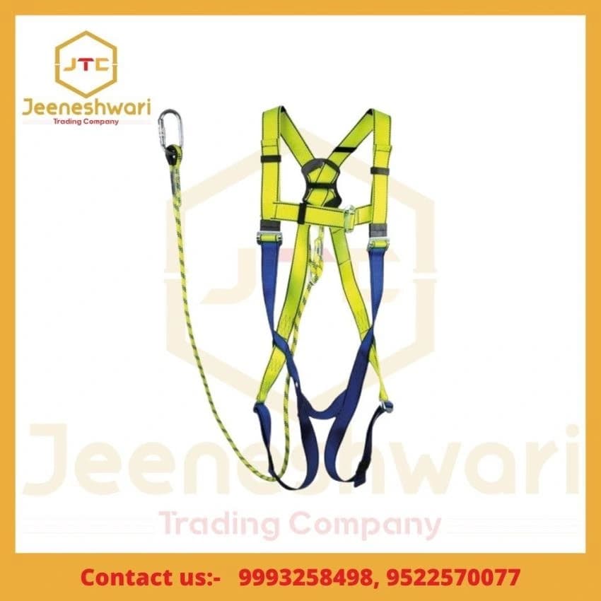 Neon and Blue Safety Body Harness