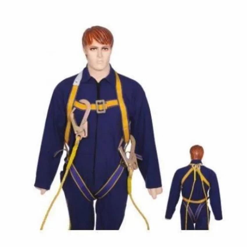 Polyester Blue Safety Belt, For Fall Protection, Model Name/Number: Full Body