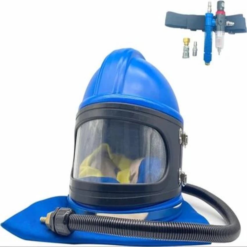 Sand Blasting Hood with Airline Filter
