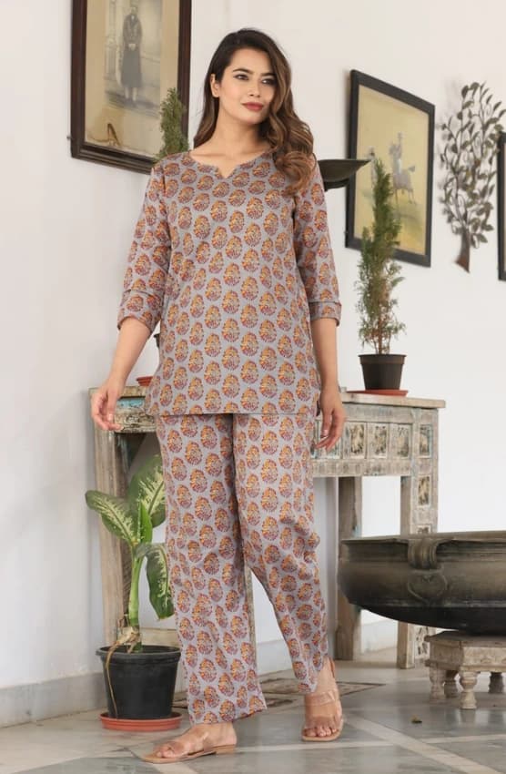 Cotton Co Ord Set