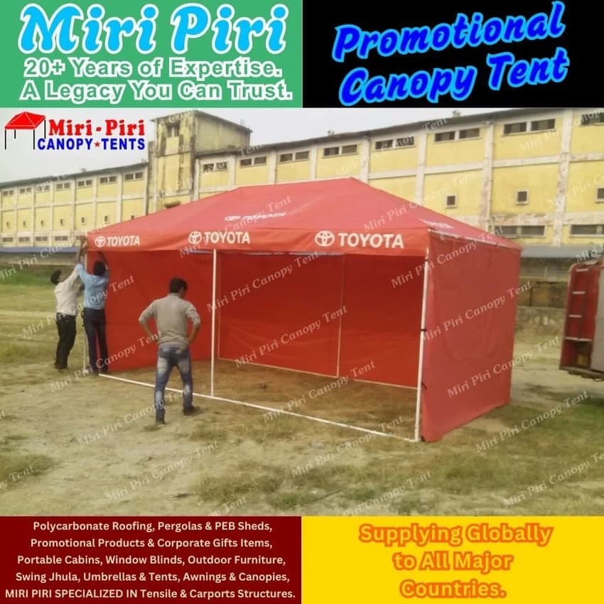 Red Folding Tent