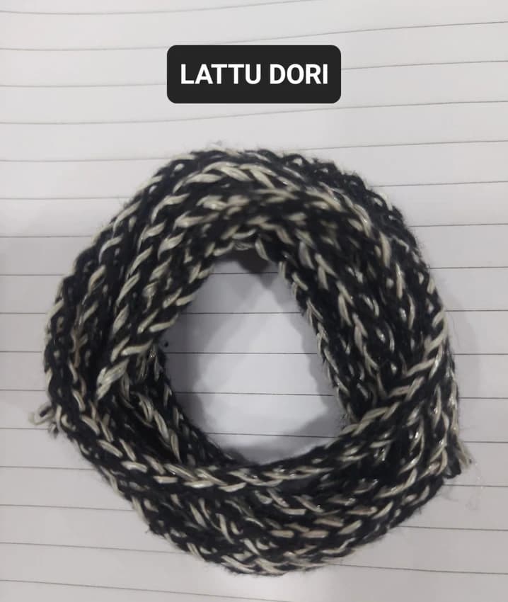 Black Mix Cotton Lattu Dori