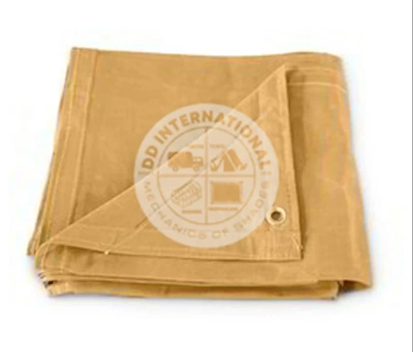 D.D. International Tan Canvas Tarpaulins