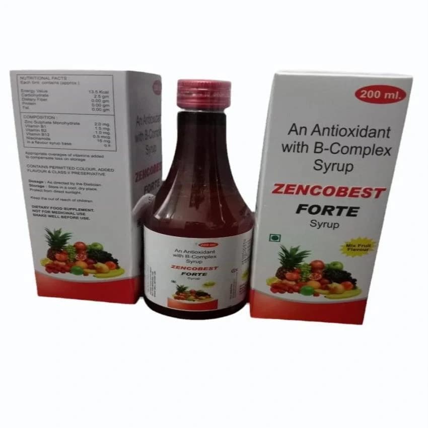 Mixed Berry Vitamin B Complex With L Lysine Syrup, 200 ml