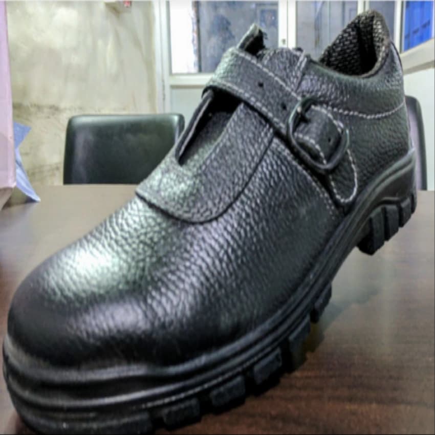 PVC Black Hillson LF2 Ladies Safety Shoe