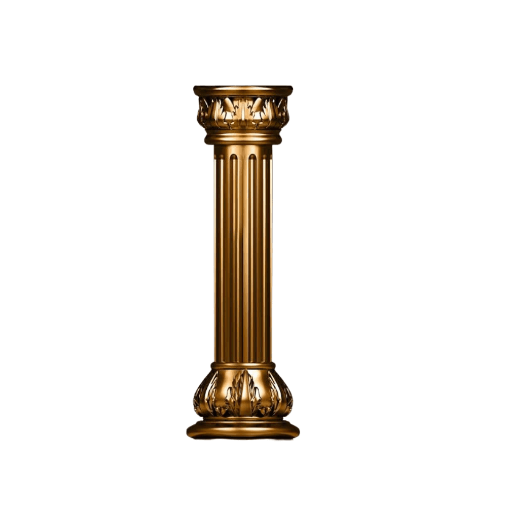 Steel and wooden Pillar
