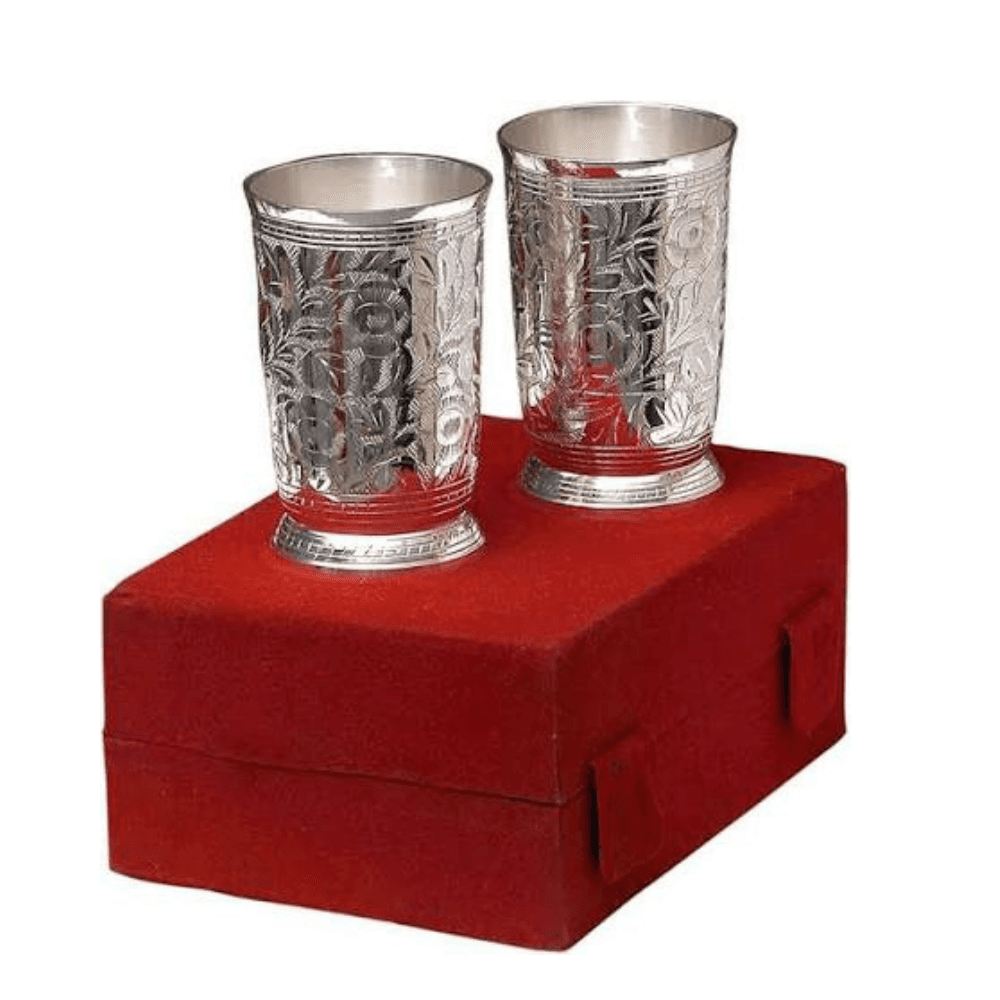 Silver Plated Glass